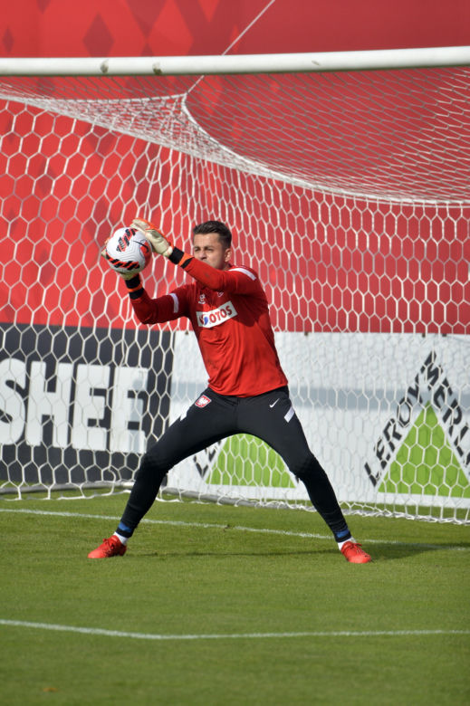 Trening reprezentacji na stadionie Legii