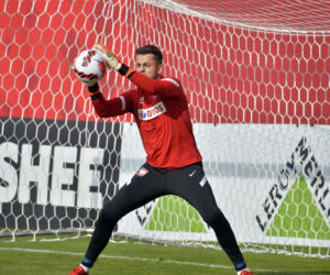Trening reprezentacji na stadionie Legii