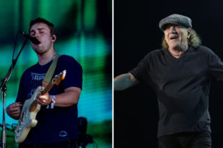 Sam Fender udostępnił zdjęcie z wokalistą AC/DC. Mój tata zawsze mi powtarzał, żebym był jak Brian Johnson 