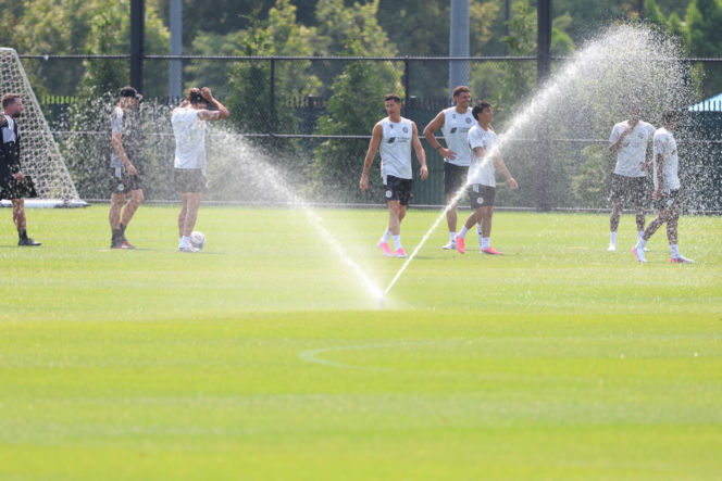 Robert Lewandowski trenuje w Chicago Fire