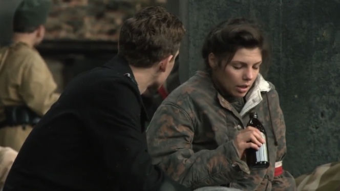 Czas honoru Powstanie 7 sezon odc. 5. Wilk (Adam Fidusiewicz), Ruda (Karolina Gorczyca)