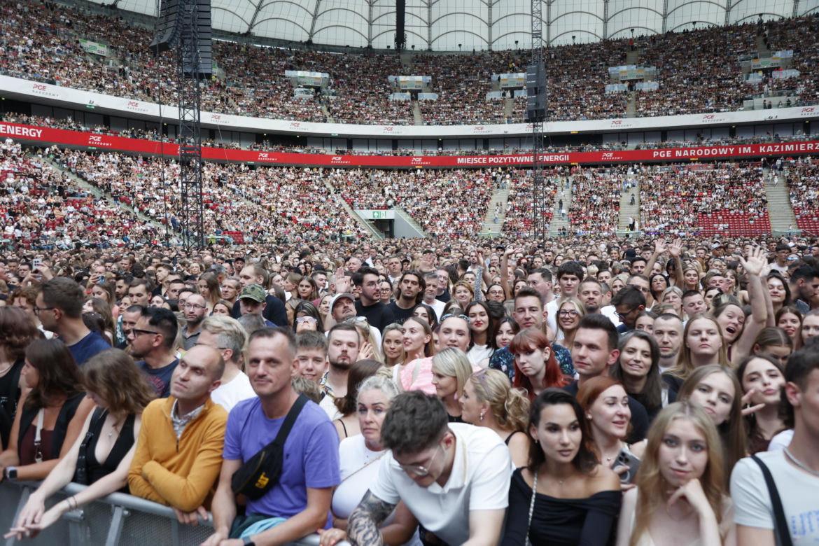 Koncert Jennifer Lopez w Warszawie (25.07.2025) - część druga. Organizatorem koncertu jest Prestige MJM