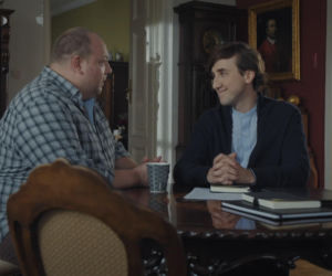 M jak miłość odc. 1894. Tadeusz (Bartłomiej Nowosielski), ksiądz Grzegorz (Paweł Janyst)