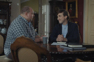 M jak miłość odc. 1894. Tadeusz (Bartłomiej Nowosielski), ksiądz Grzegorz (Paweł Janyst)