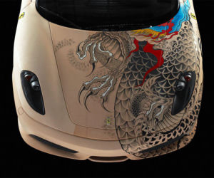 Wytatuowane Ferrari F430 / dzieło Philippe Pasqua