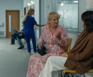 Barwy szczęścia, odcinek 3301. Małgorzata (Adrianna Biedrzyńska), Natalia (Maria Dejmek)