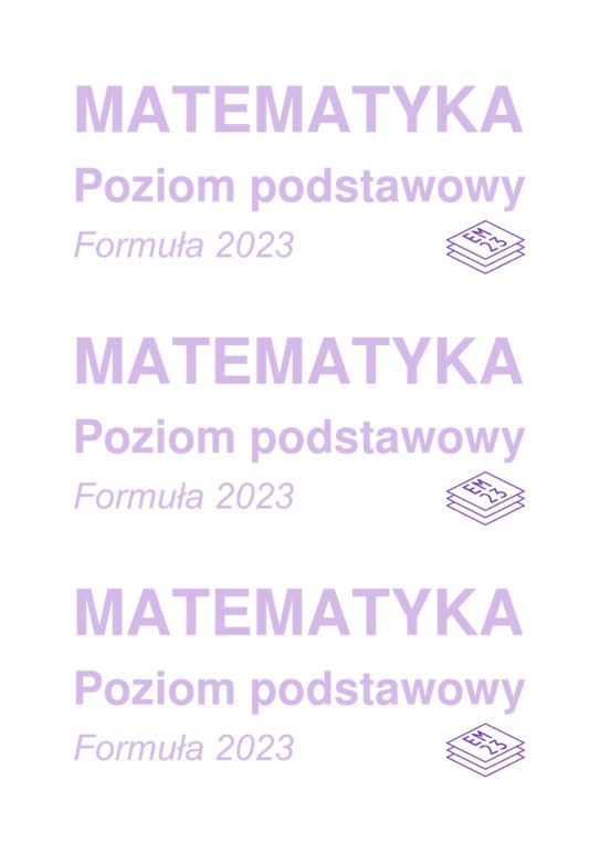 Matura próbna 2023 z matematyki. Arkusze CKE
