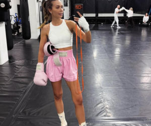Sandra Kubicka trenuje sporty walki