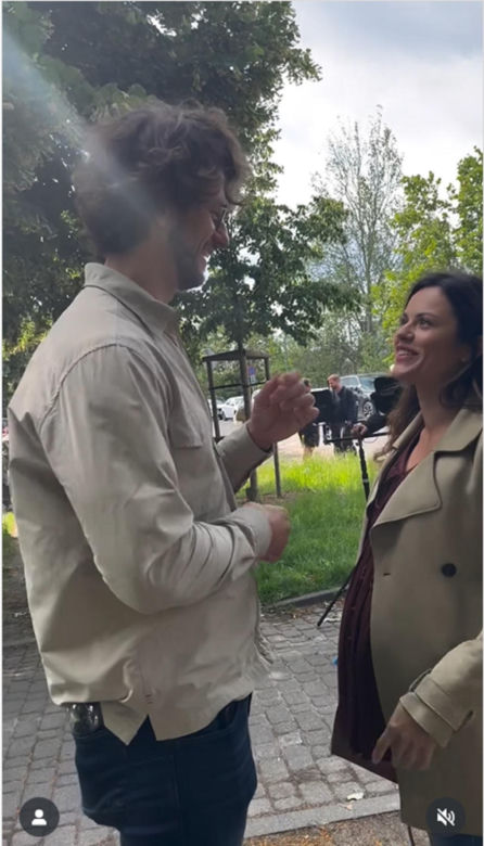 M jak miłość na planie. Kasia (Paulina Lasota), Mariusz (Mateusz Mosiewicz)
