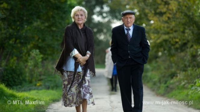 M jak miłość. Barbara (Teresa Lipowska) , Lucjan (Witold Pyrkosz) Mostowiakowie