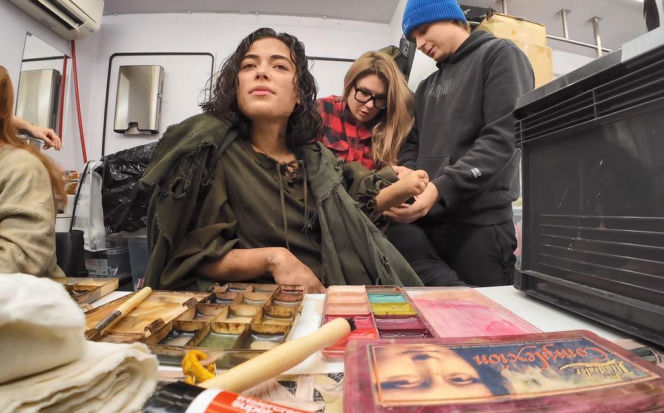 Kulisy filmu "Dziki"