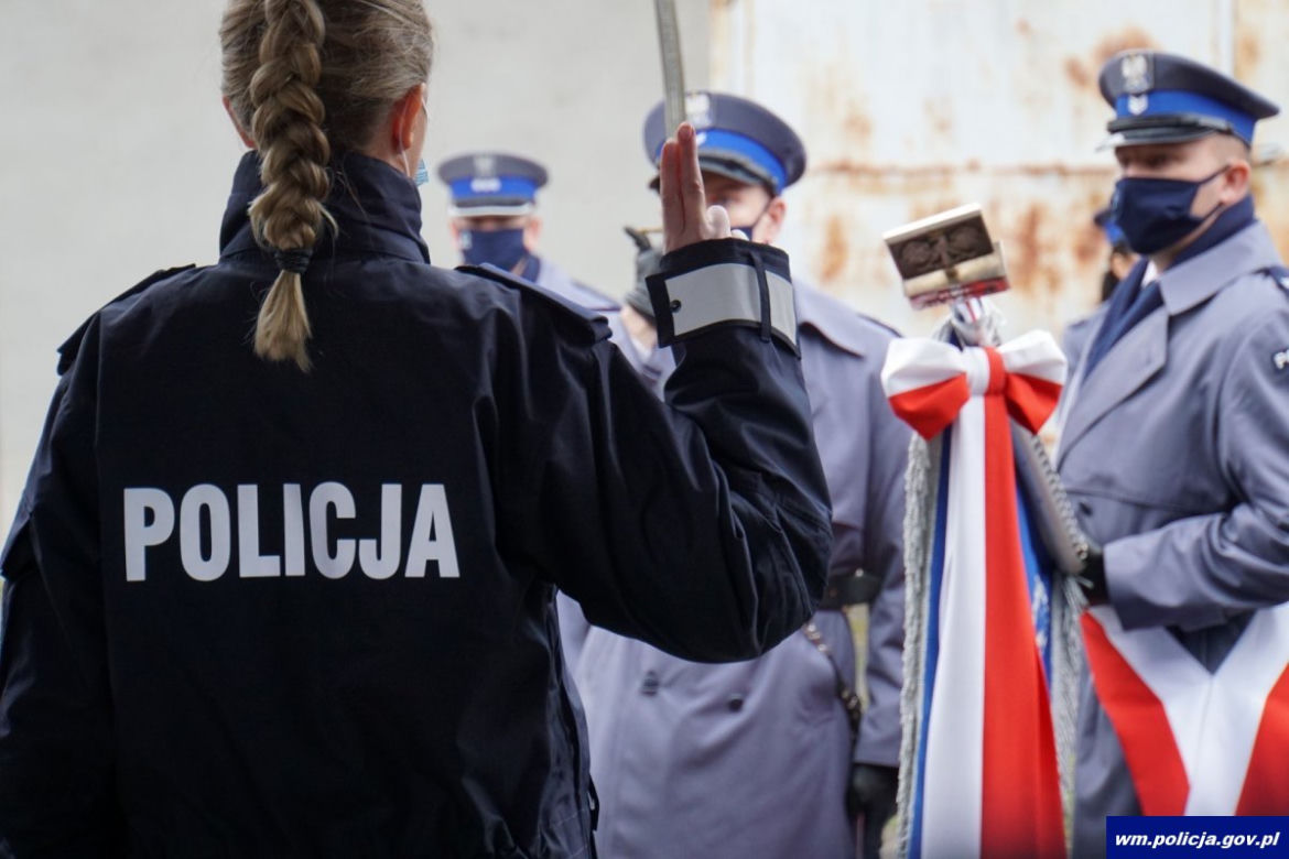 Nowi policjanci na Warmii i Mazurach