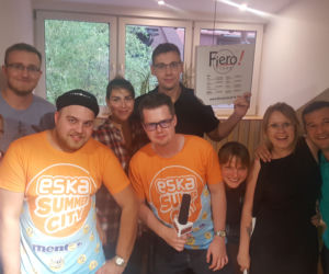 Warsztaty kręcenia pizzy z ekipą ESKA Summer City