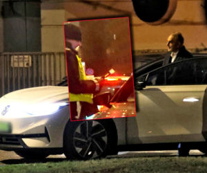 Waldemar Pawlak traci wpływy w PSL, ale nie radość życia. Po wyjściu z restauracji miał spotkanie z policją [ZDJĘCIA]