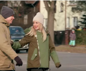 Pierwsza miłość. Sabina (Urszula Dębska), Błażej (Paweł Krucz)