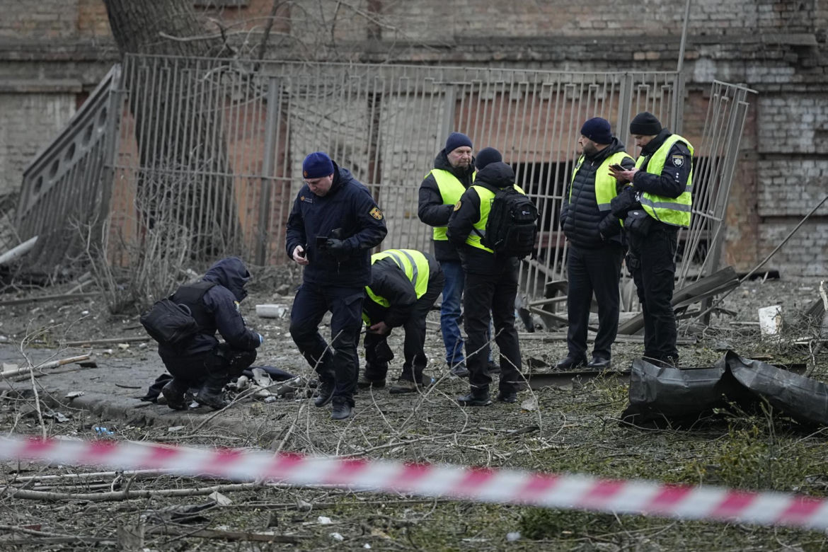 Wojna w Ukrainie. Atak rakietowy na Kijów