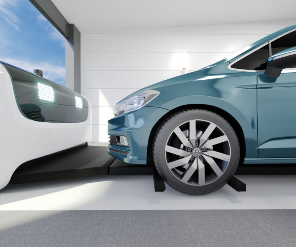 Robot parkingowy Stanley Robotics