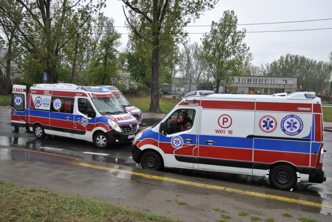Zderzenie ciężarówki ze śmieciarką