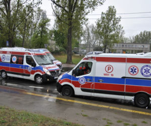Zderzenie ciężarówki ze śmieciarką