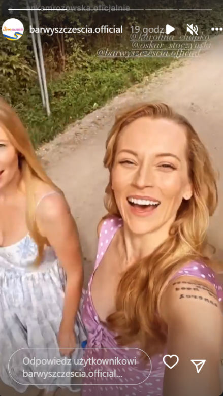 Barwy szczęścia po wakacjach 2022. Dominika (Karolina Chapko), Renata (Anna Mrozowska)