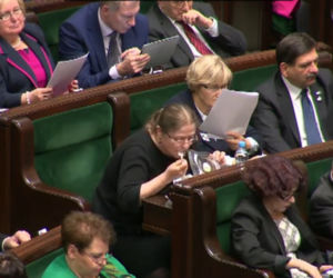 Krystyna Pawłowicz jadła w Sejmie
