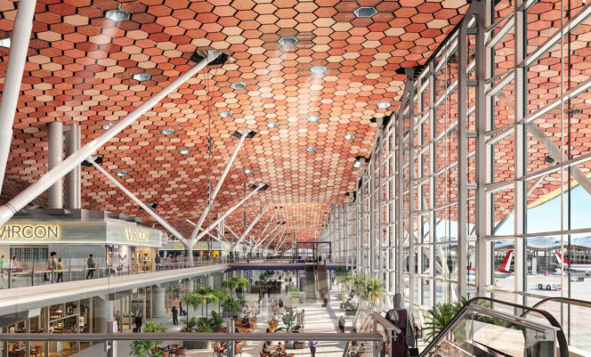 Port Lotniczy Mohameda V w Casablance - wizualizacje nowego terminala