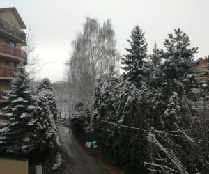 Śnieg w Krakowie spadł na wiosnę