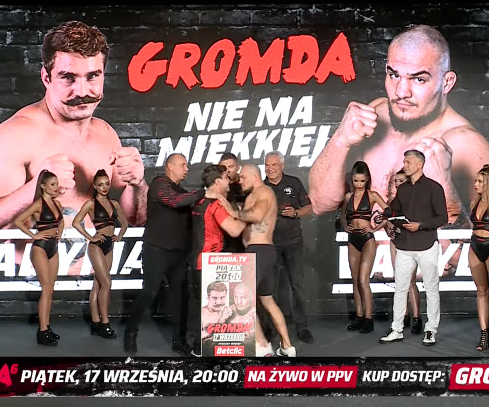 Zadyma przed galą GORMDA 6 pomiędzy Gromadzkim i Vasylem