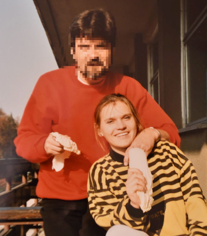 Pani Barbara ze swoim partnerem