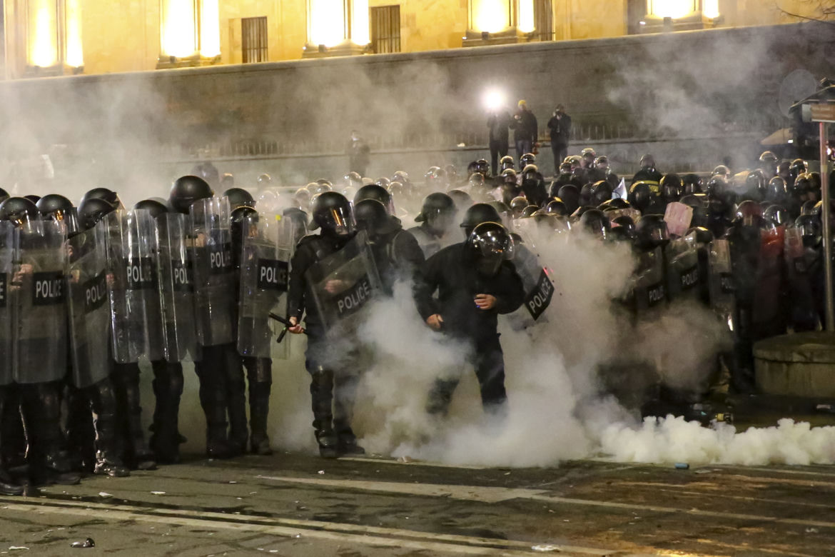 Protesty w Gruzji
