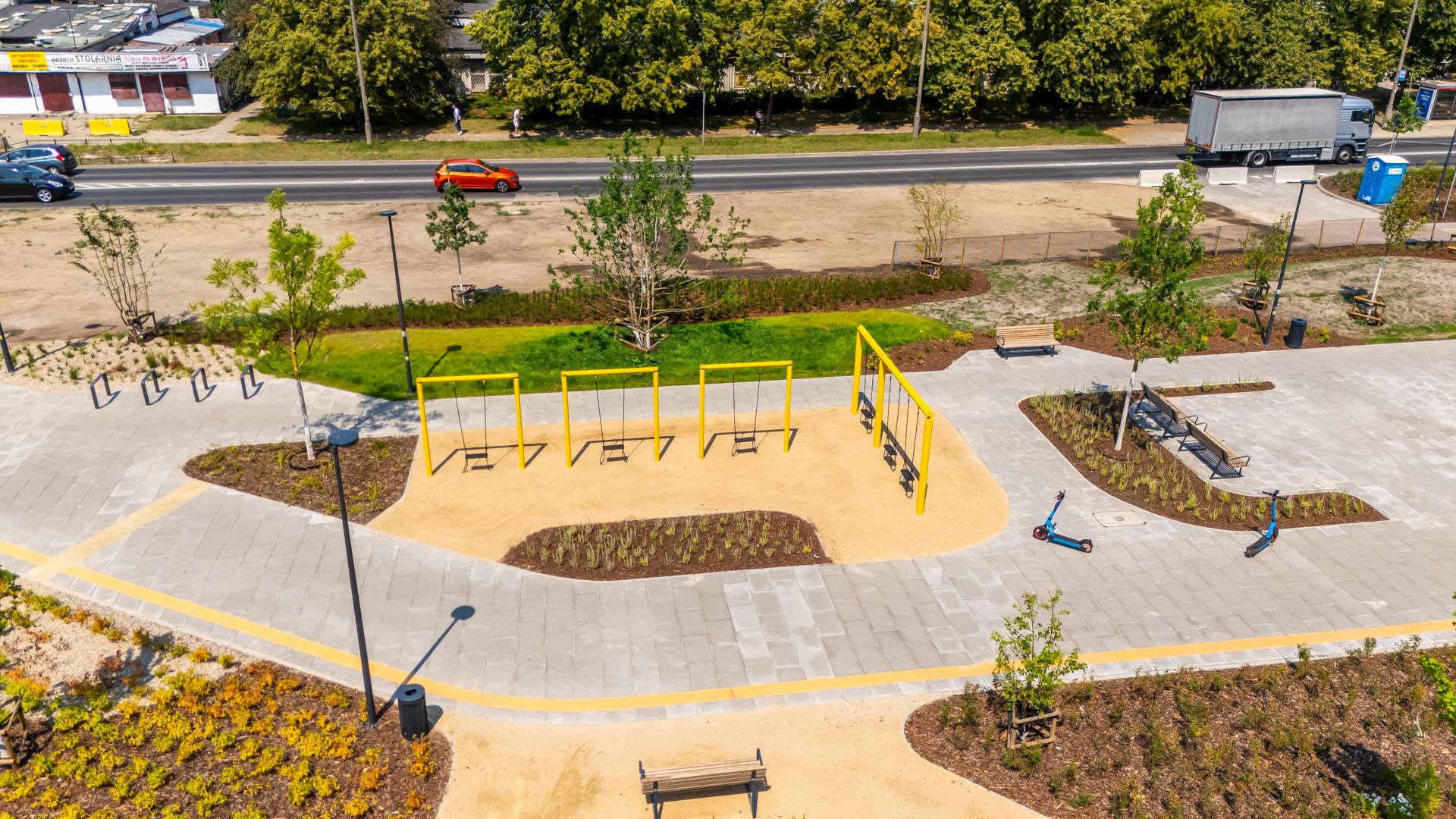 Park nad Południową Obwodnicą Warszawy w Warszawie