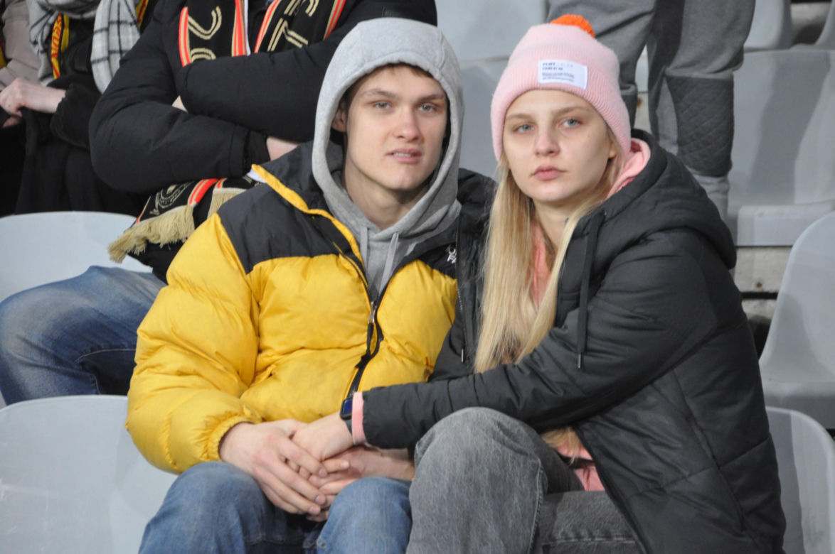 Korona Kielce - ŁKS Łódź. Zdjęcia kibiców na Suzuki Arenie