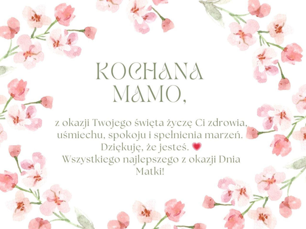 Dzień Mamy 2025 - kartki z życzeniami