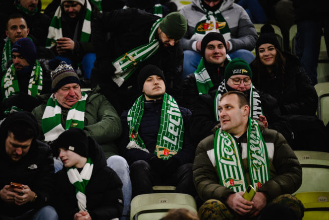 Lechia Gdańsk - Cracovia, zdjęcia kibiców z meczu 20. kolejki PKO BP Ekstraklasy