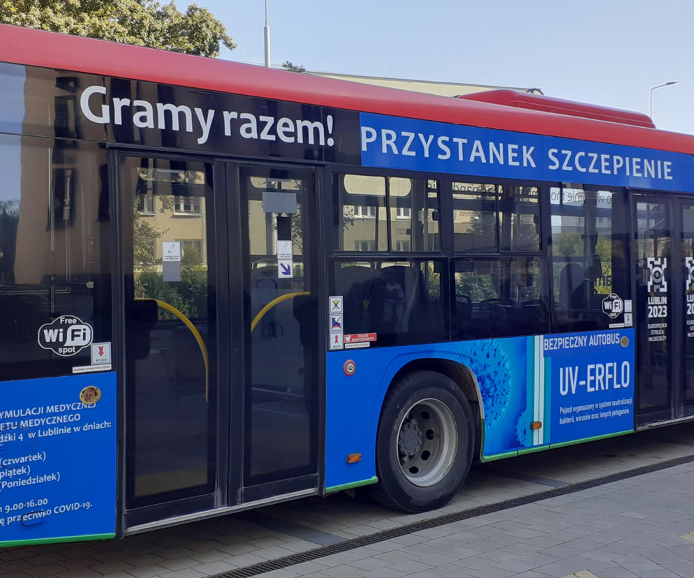 W Lublinie pojawi się przystanek, na którym będzie można się zaszczepić 