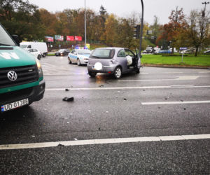 Wypadek na placu Poznańskim w Bydgoszczy