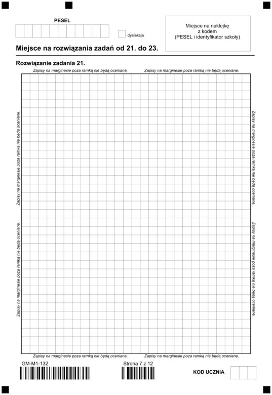 EGZAMIN GIMNAZJALNY 2013 MATEMATYKA - ARKUSZE, ODPOWIEDZI