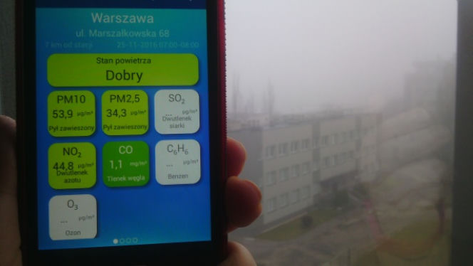 Aplikacja jakość powietrza