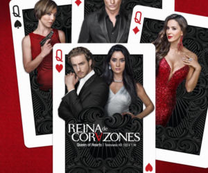 Królowa serc. Reina (Paola Nunez), Nicolas/ Javier Bolivar (Eugenio Siller), Victor (Juan Soler), Estefania (Catherine Siachoque), Sara Smith (Laura Flores)