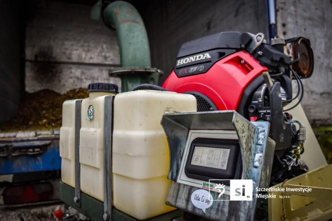 Usuwanie rdestowca na budowie Trasy Północnej