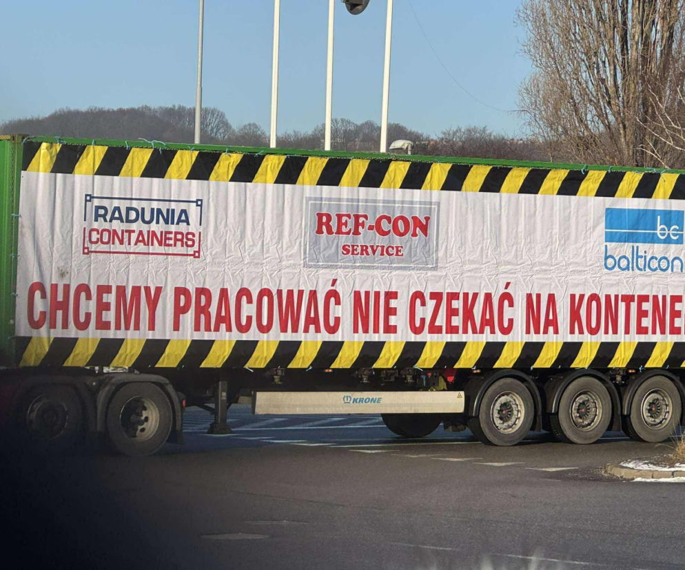 Protest przewoźników w Trójmieście