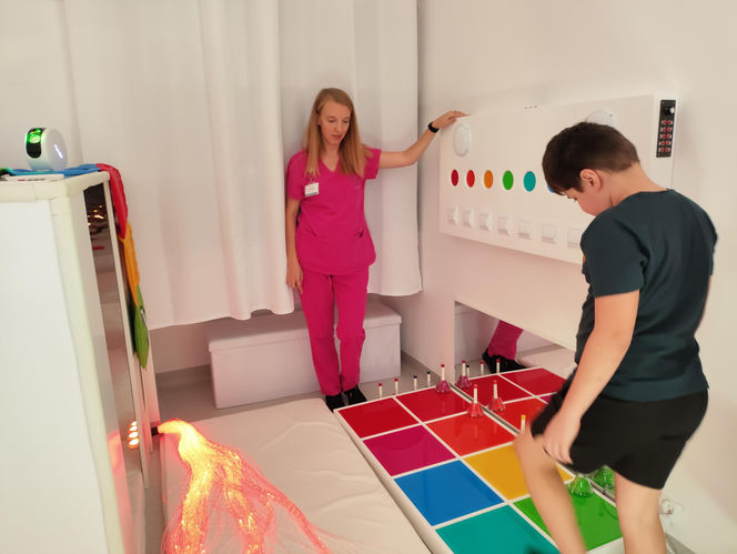 To jedyna taka sala w regionie. Pomaga dzieciom zapomnieć, że są w szpitalu. Sala Doświadczania Świata