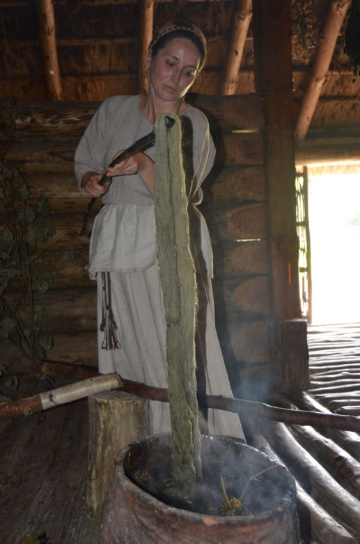 Farbowanie przędzy metodą historyczną