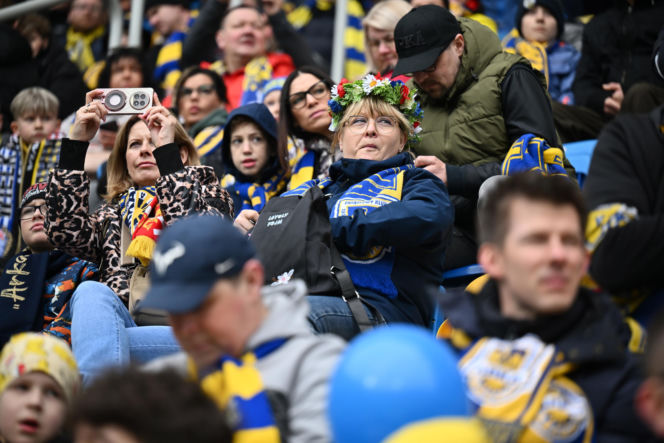 Arka Gdynia - Widzew Łódź: Zdjęcia kibiców i zawodników z meczu 25. kolejki PKO BP Ekstraklasy