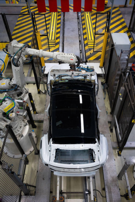 Produkcja Volvo EX30 w Gandawie