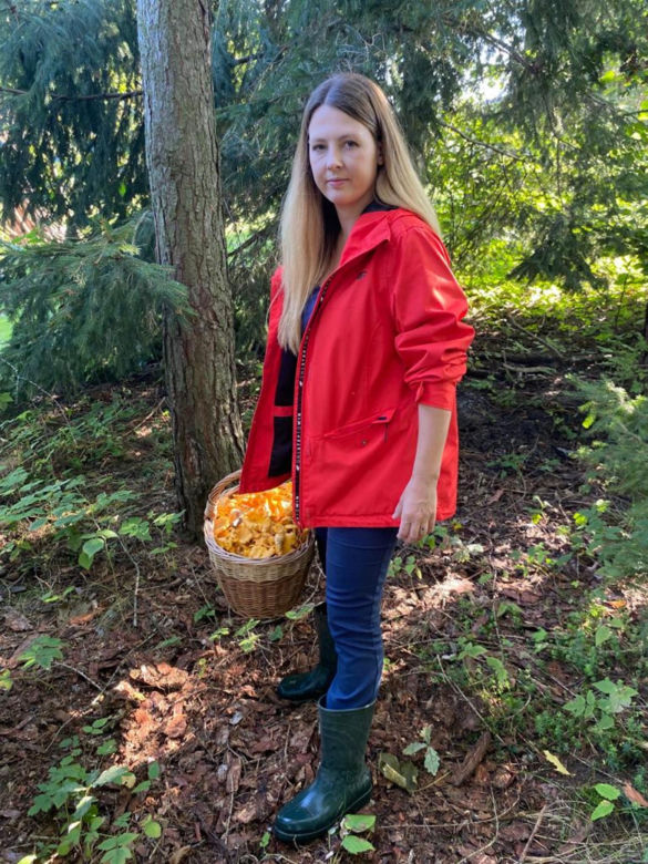 Elżbieta Zielińska na grzybach