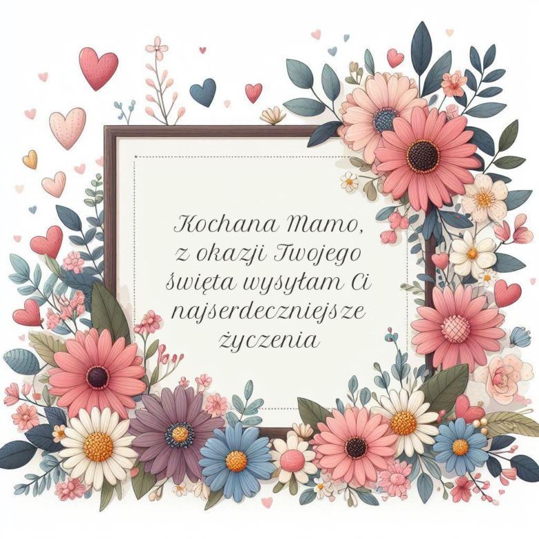 Piękne kartki na Dzień Mamy