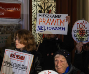 Czynsze w Łodzi droższe niż w Warszawie? Lokatorzy mieszkań komunalnych protestują