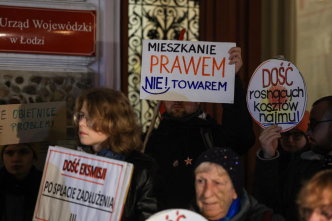 Czynsze w Łodzi droższe niż w Warszawie? Lokatorzy mieszkań komunalnych protestują