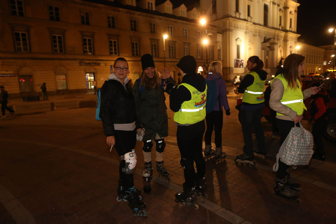Nightskating po Warszawie